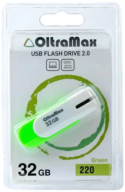 USB Flash OltraMax 220 32GB (зеленый) [OM-32GB-220-Green] фото 3